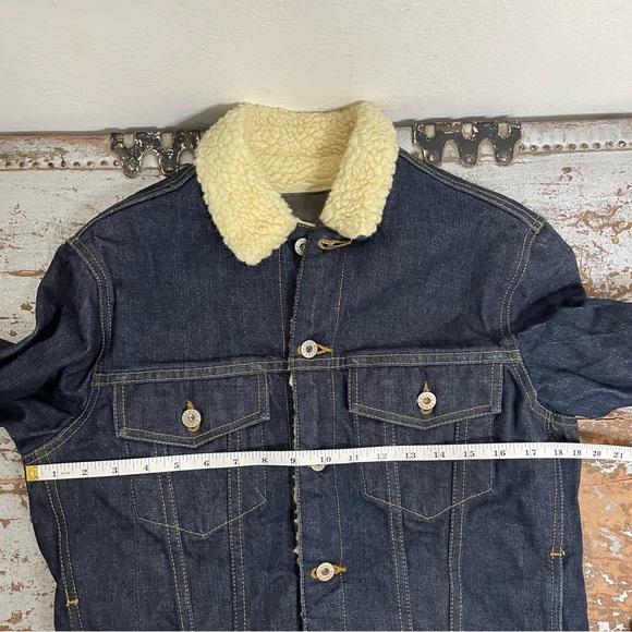Naked & Famous Sherpa Japanese Denim Jacket - Picture 13 of 15